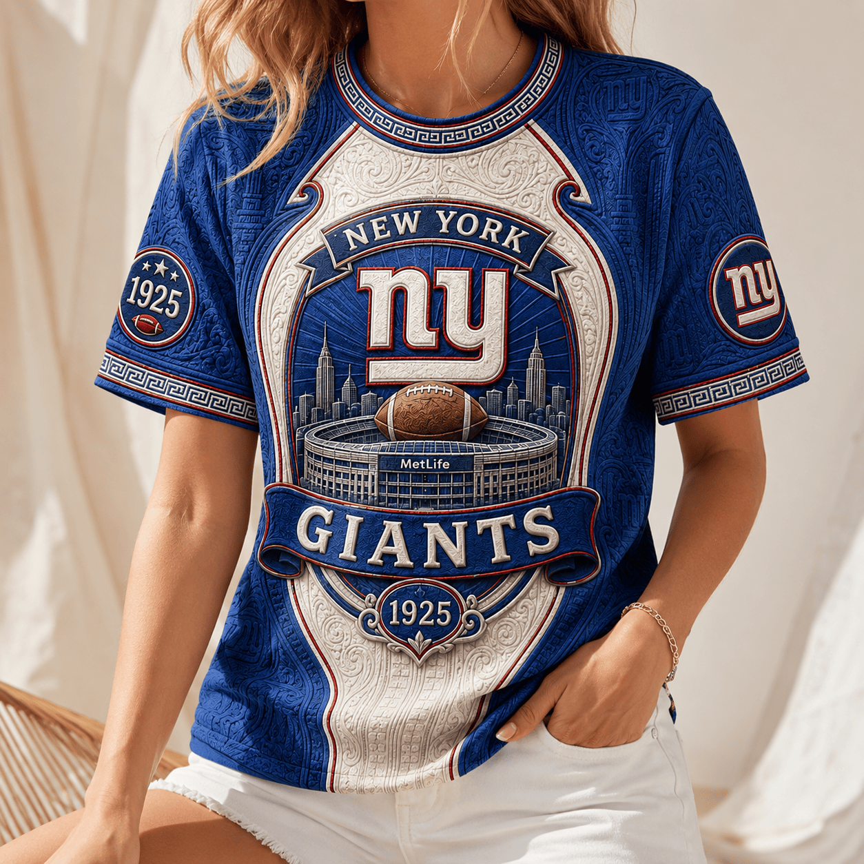 PREMIUM NYG 3D EMBOSS SHIRT HQH