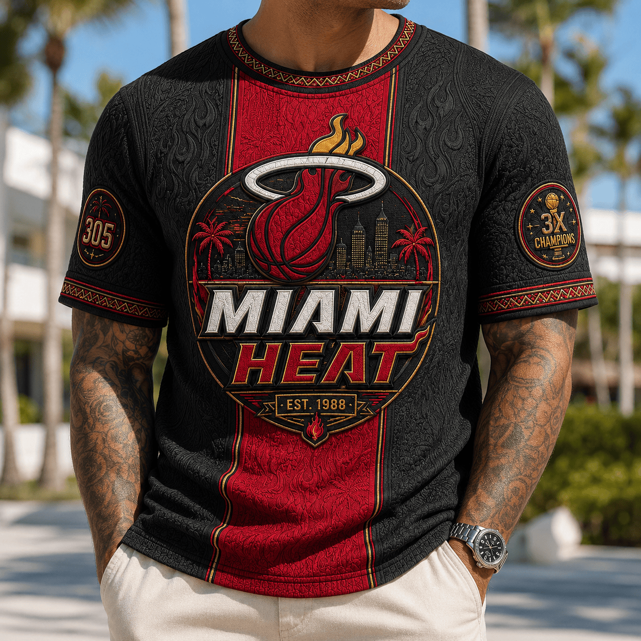 PREMIUM MMH 3D EMBOSS SHIRT TTNL