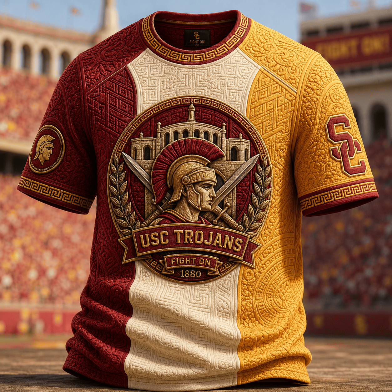 PREMIUM USC 3D EMBOSS SHIRT TTNL