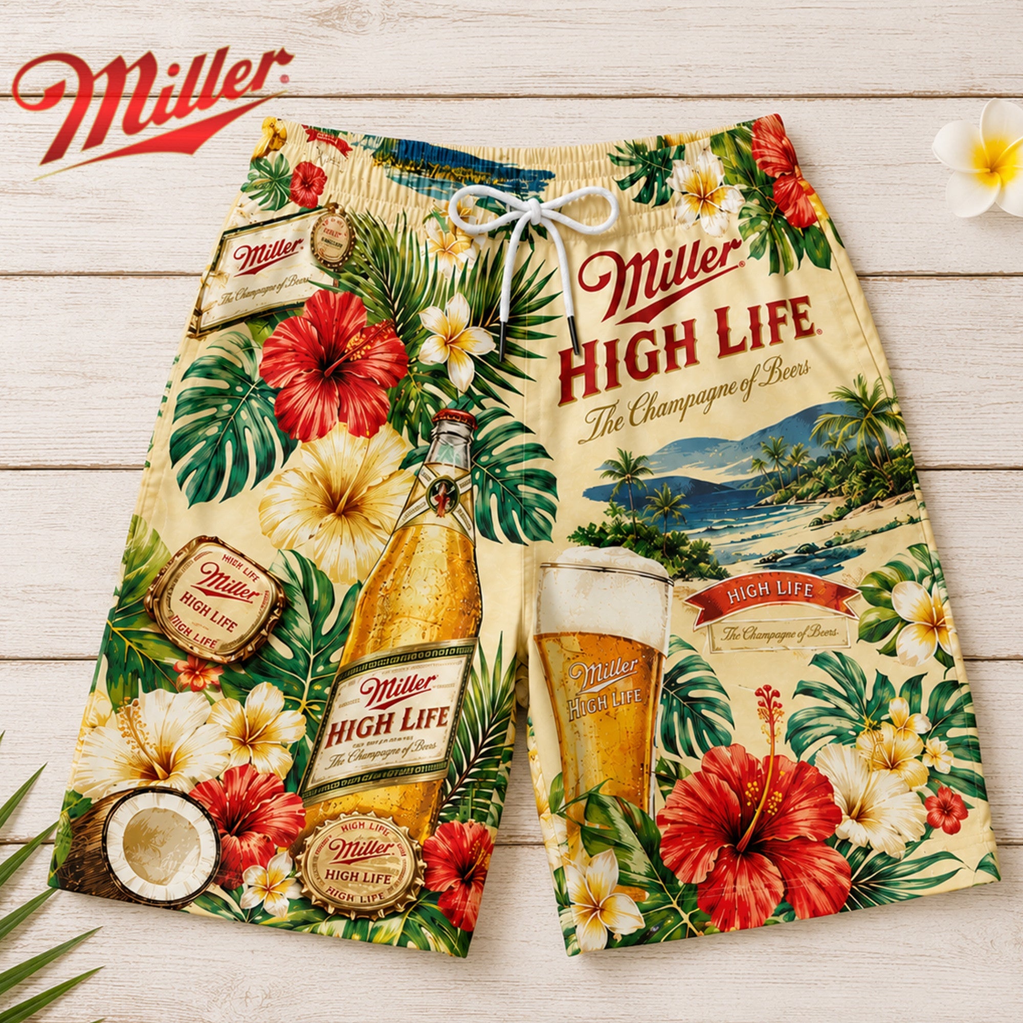 Premium MHL Hawaiian Shorts TNSM