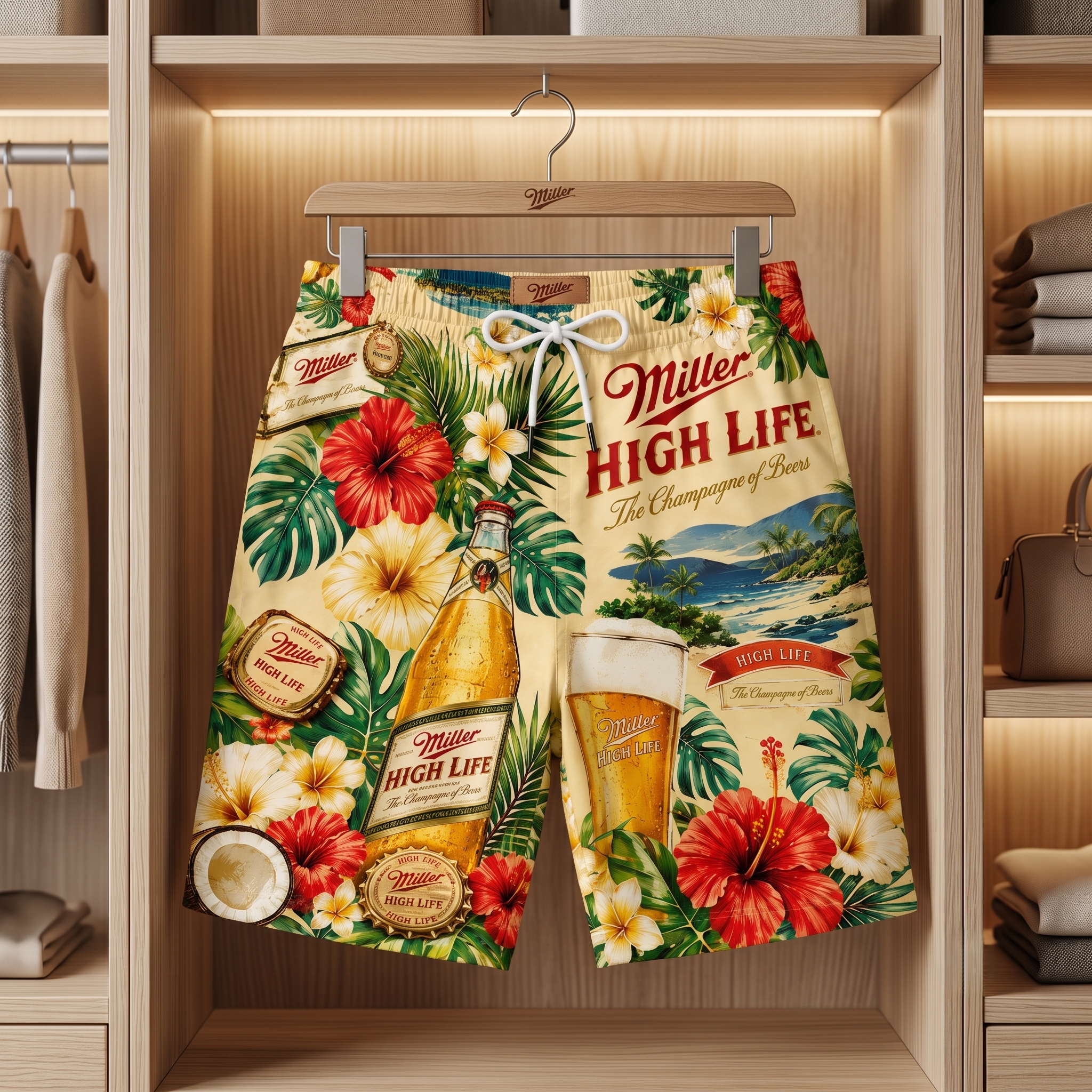 Premium MHL Hawaiian Shorts TNSM