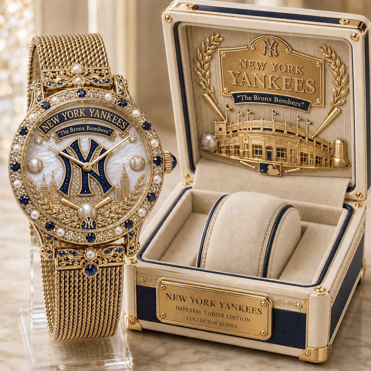 NYY Premium Stainless Steel Watch NPL