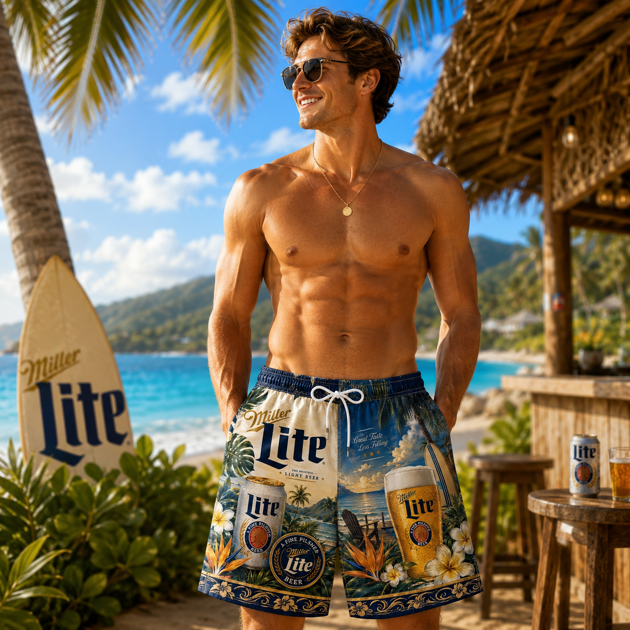 Premium MLBR Hawaiian Shorts TNSM
