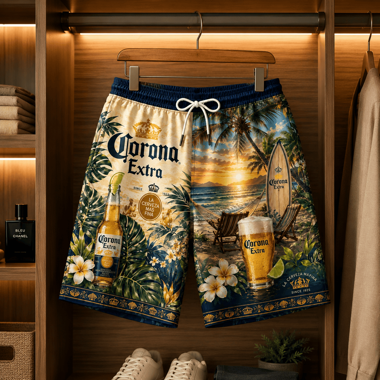 Premium CRNB Hawaiian Shorts TNSM
