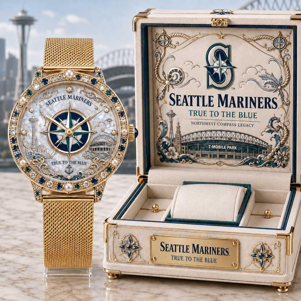 STMR Premium Seattle Mariner Watch NTVA