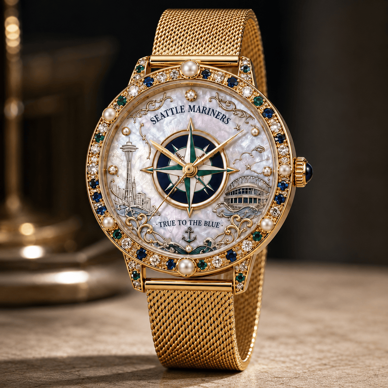 STMR Premium Seattle Mariner Watch NTVA