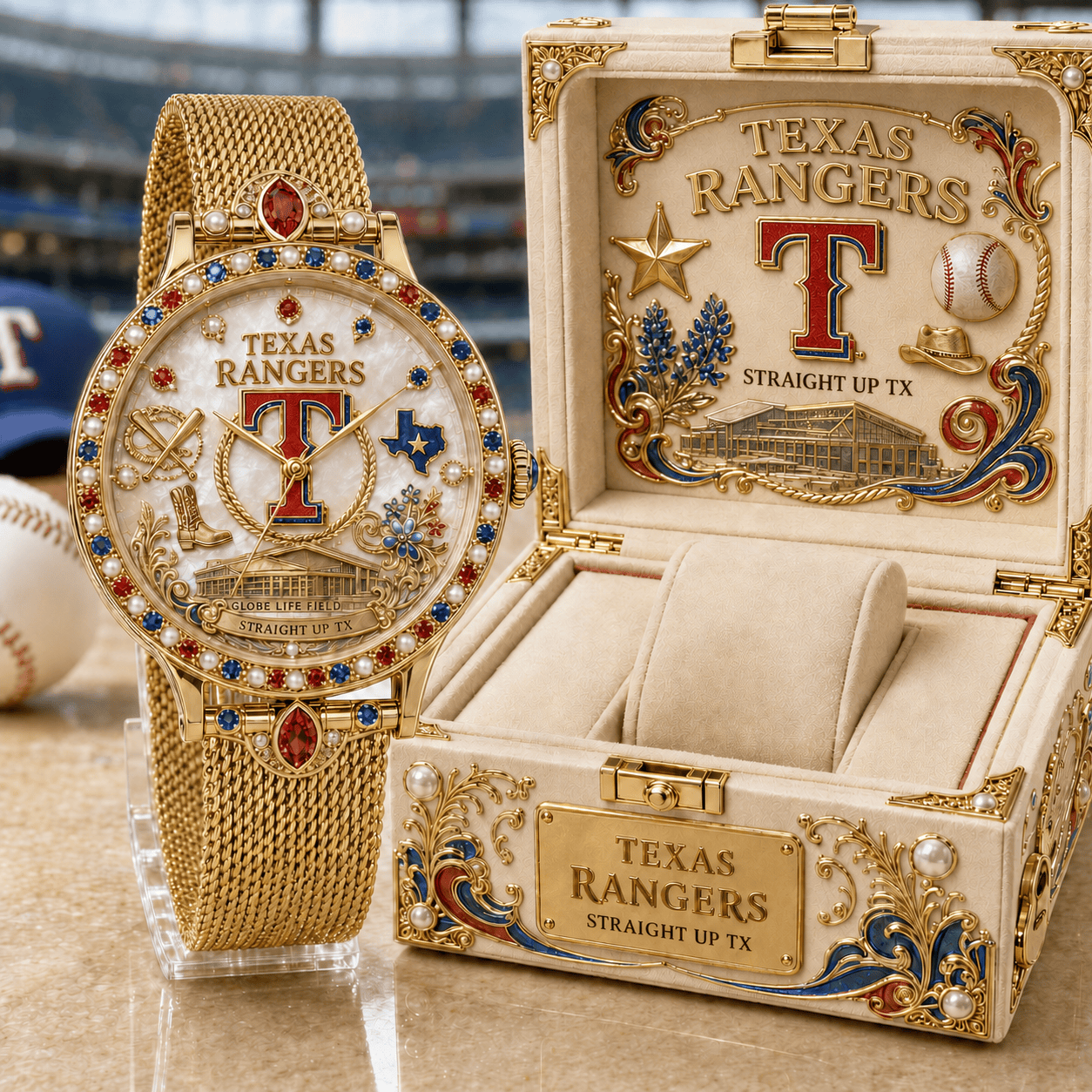 TXG Premium Texas Rangers Watch NTVA