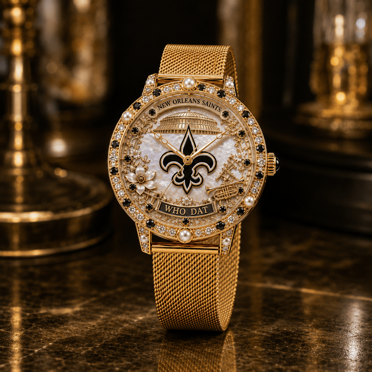 NOS Premium New Orleans Saints Watch NTVA