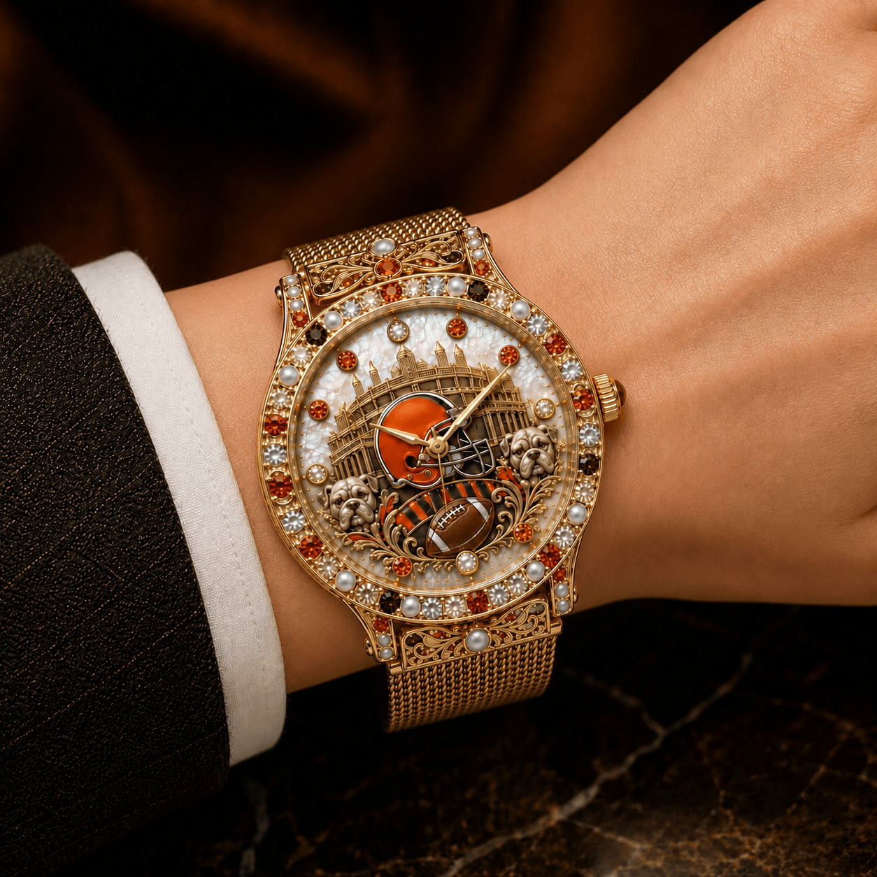 CLVB Premium Cleveland Browns Watch NTVA