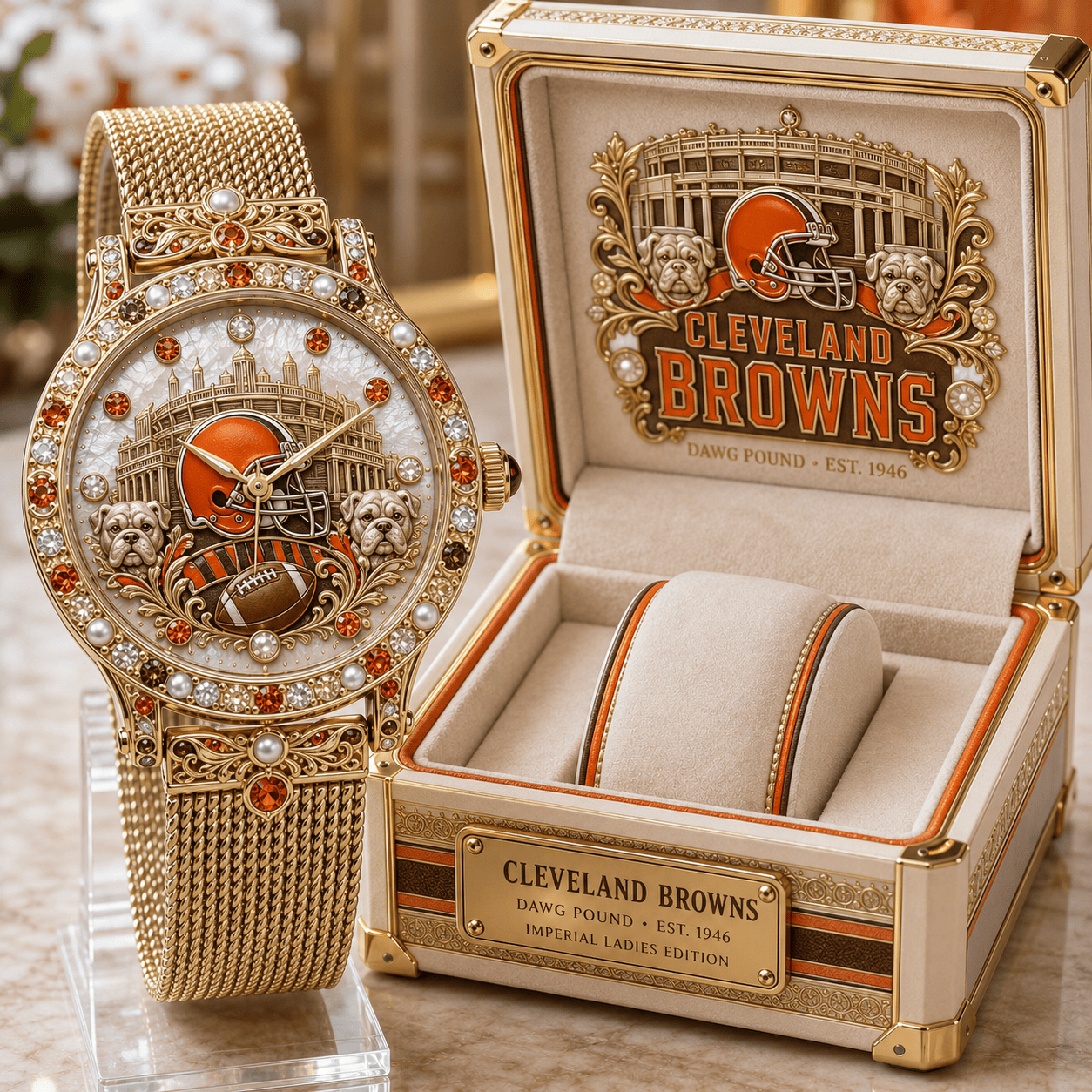 CLVB Premium Cleveland Browns Watch NTVA