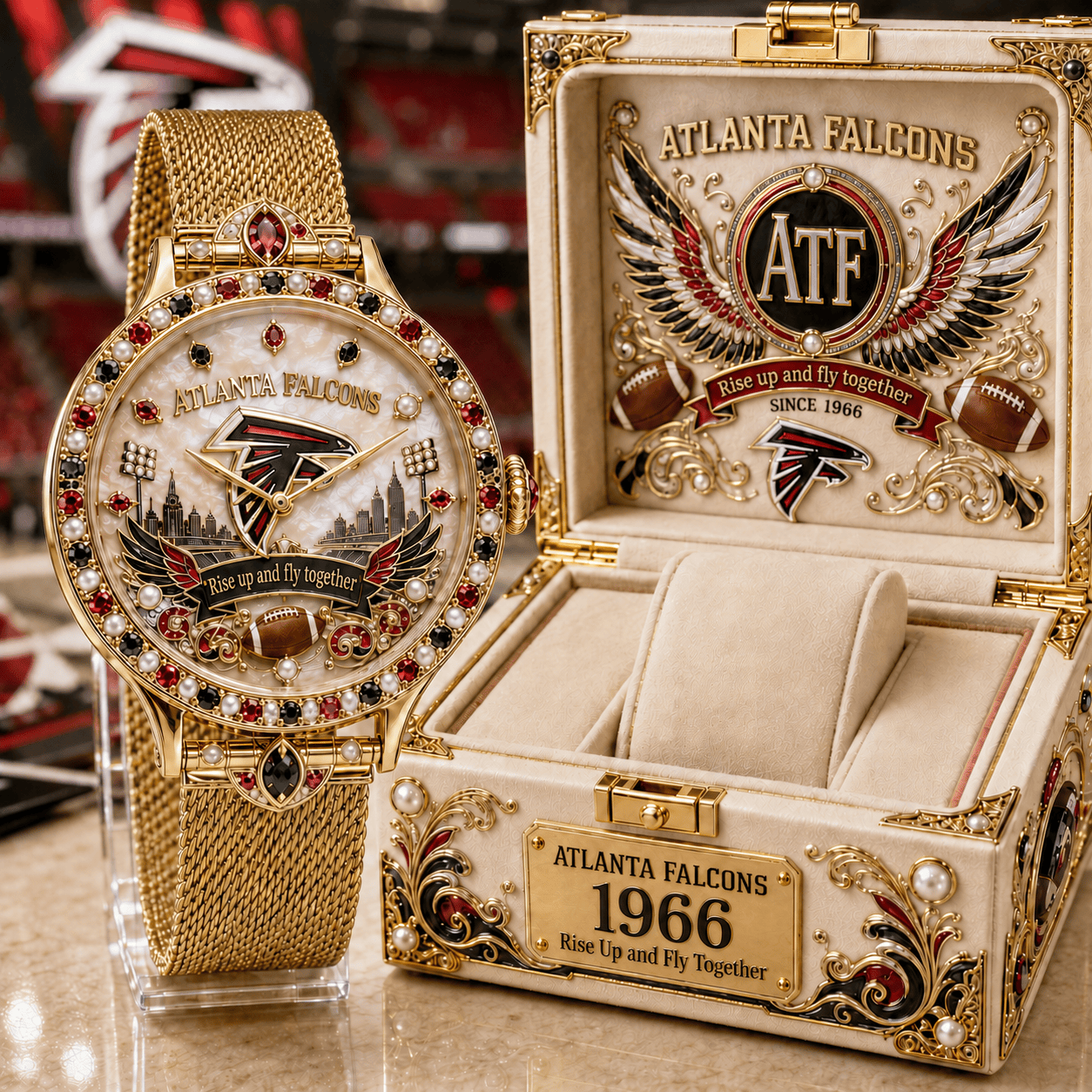 ATF Premium Atlanta Falcons Watch NTVA