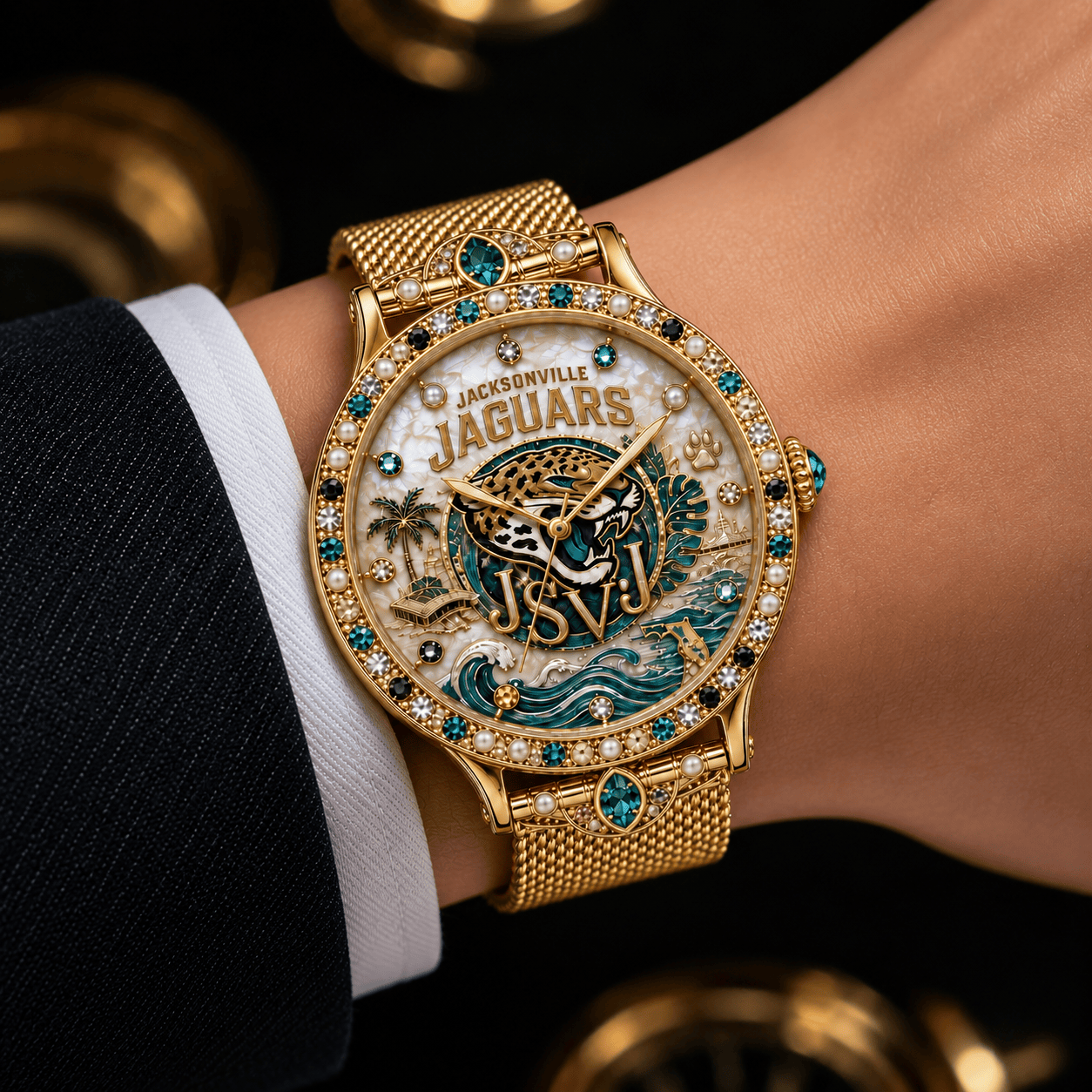 JSVJ Premium Jacksonville Jaguars Watch NTVA