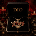 DIOO Solid Gold Chain with Diamond Pendant BMD