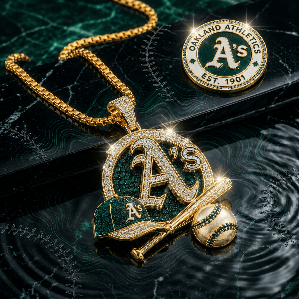 OLA Solid Gold Chain with Diamond Pendant BMD