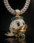 ORD Solid Gold Chain with Diamond Pendant BMD