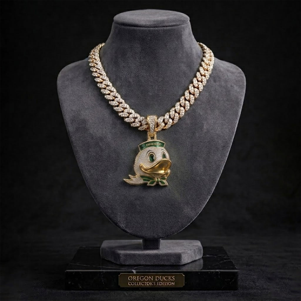 ORD Solid Gold Chain with Diamond Pendant BMD