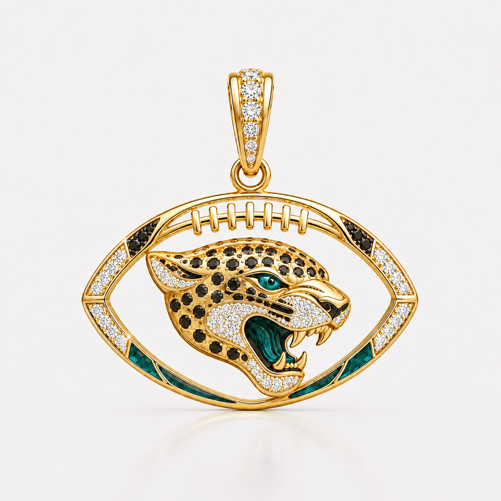 JSVJ Solid Gold Chain with Diamond Pendant TMH