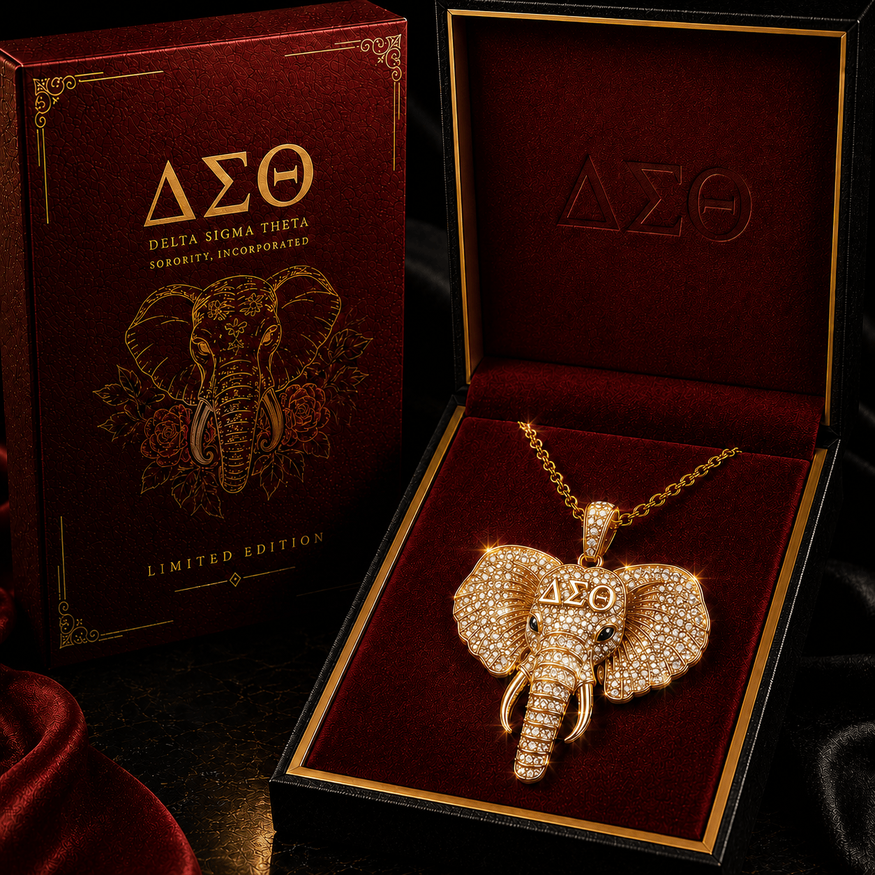 DSTT Solid Gold Chain with Diamond Pendant TMH