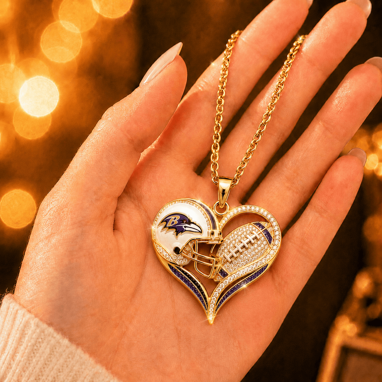 BTR Solid Gold Chain with Diamond Pendant TMH