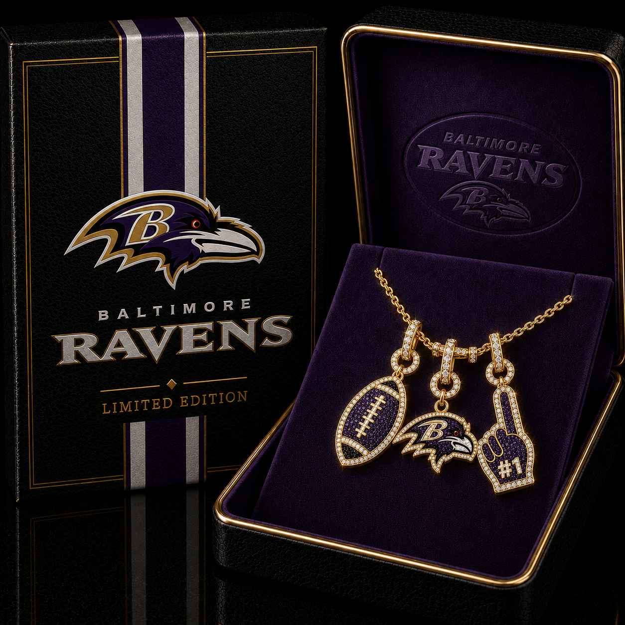 BTR Solid Gold Chain with Diamond Pendant TTTT