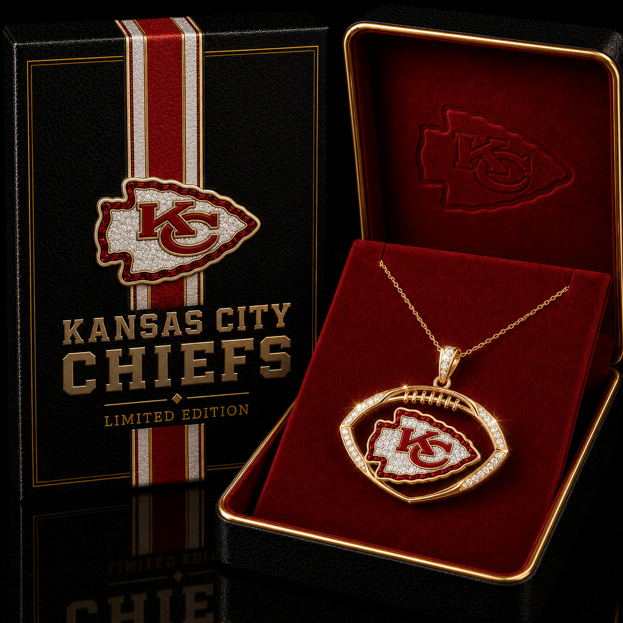 KCC Solid Gold Chain with Diamond Pendant TMH