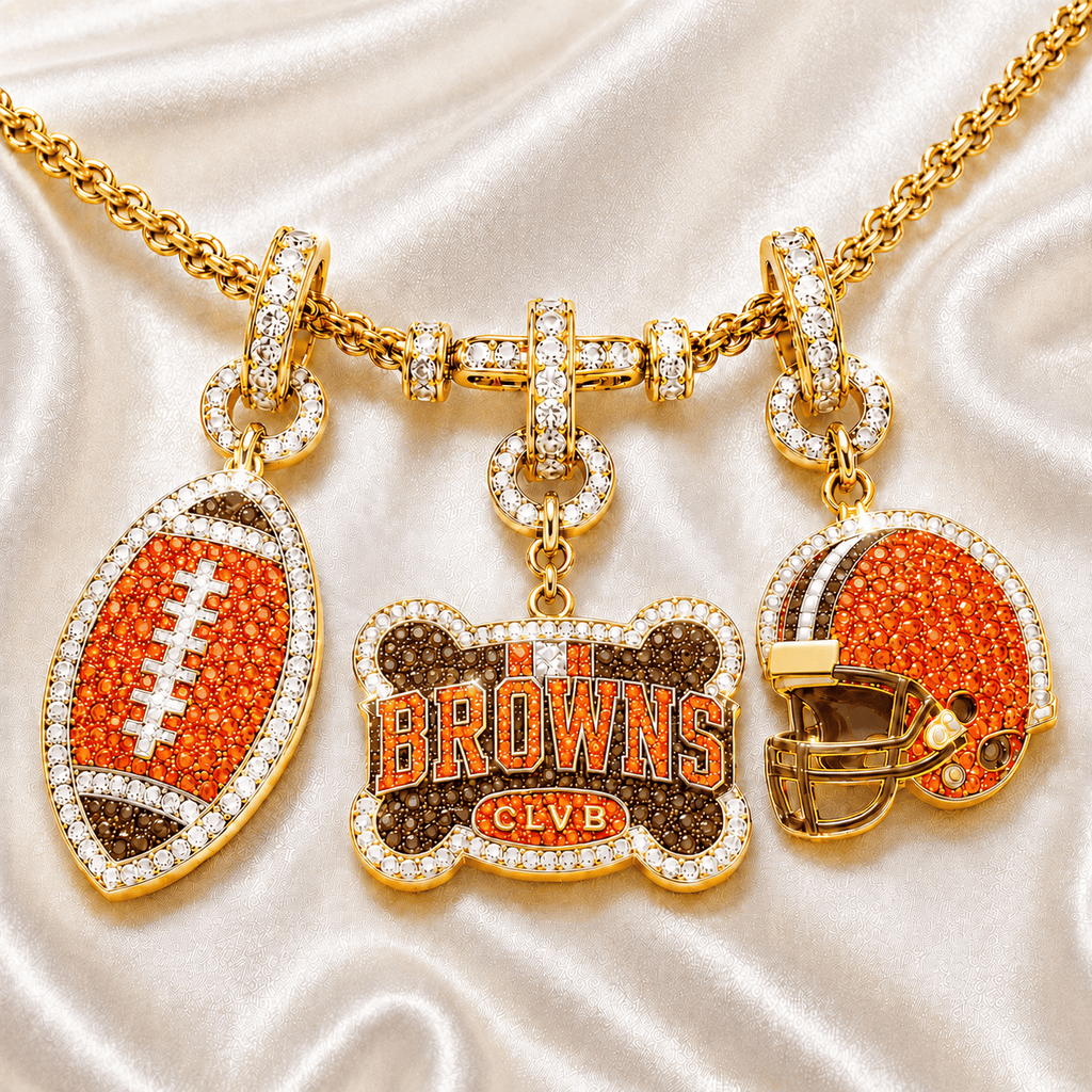 CLVB Solid Gold Chain with Diamond Pendant TTTT