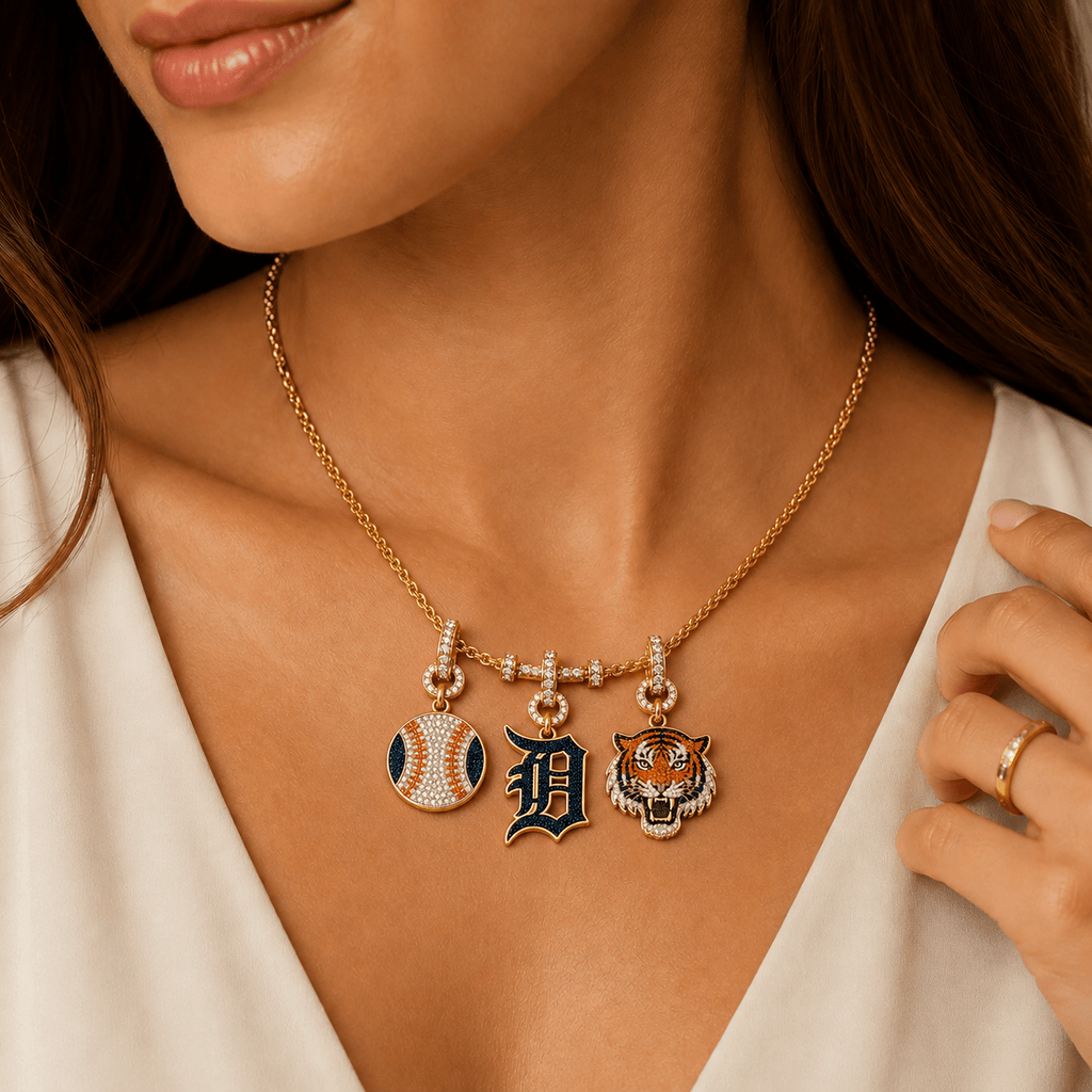 DTTG Solid Gold Chain with Diamond Pendant TTTT