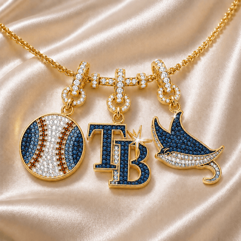 TPBR Solid Gold Chain with Diamond Pendant TTTT