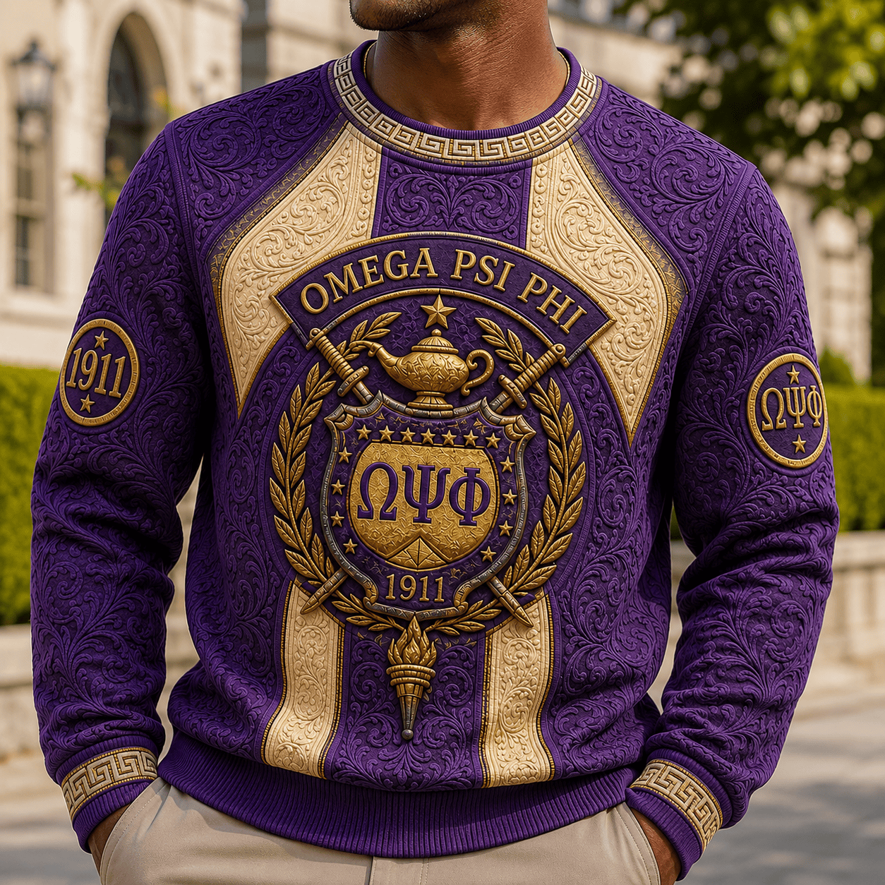 PREMIUM OMPP EMBOSS SWEATER TTNL