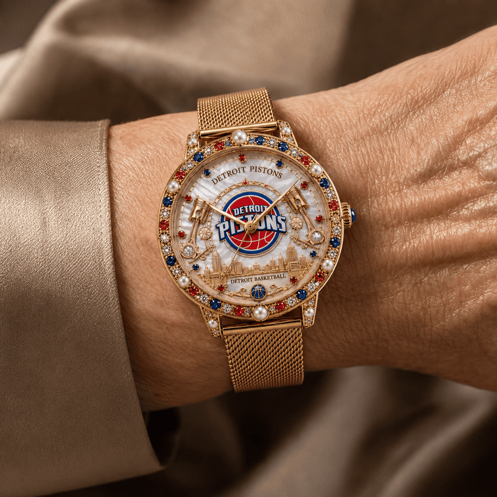 DTP Premium Detroit Pistons Watch NTVA
