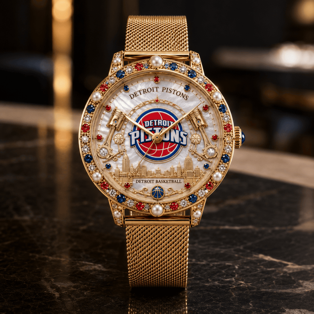 DTP Premium Detroit Pistons Watch NTVA