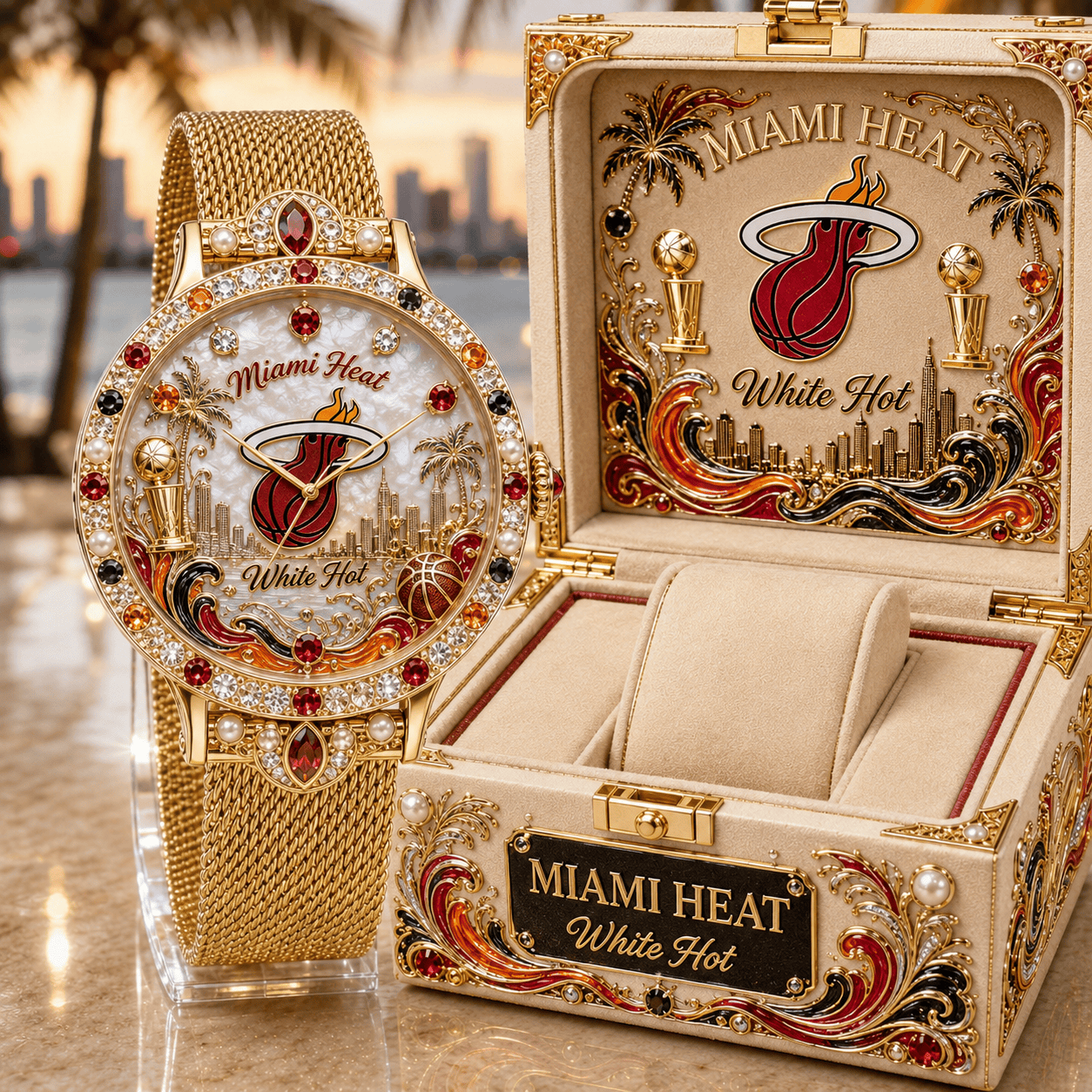 MMH Premium Miami Heat Watch NTVA