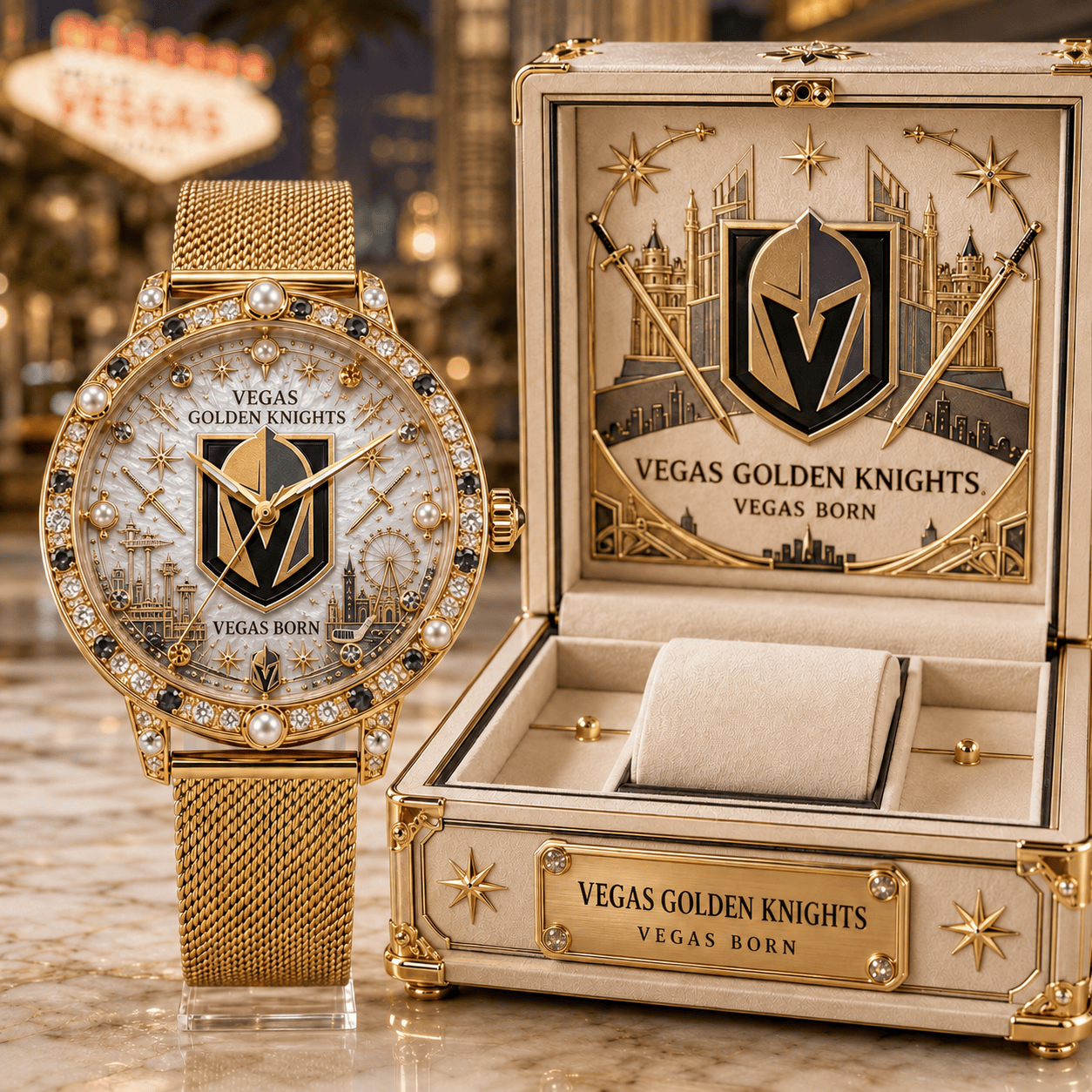 VGK Premium Vegas Golden Knights Watch NTVA