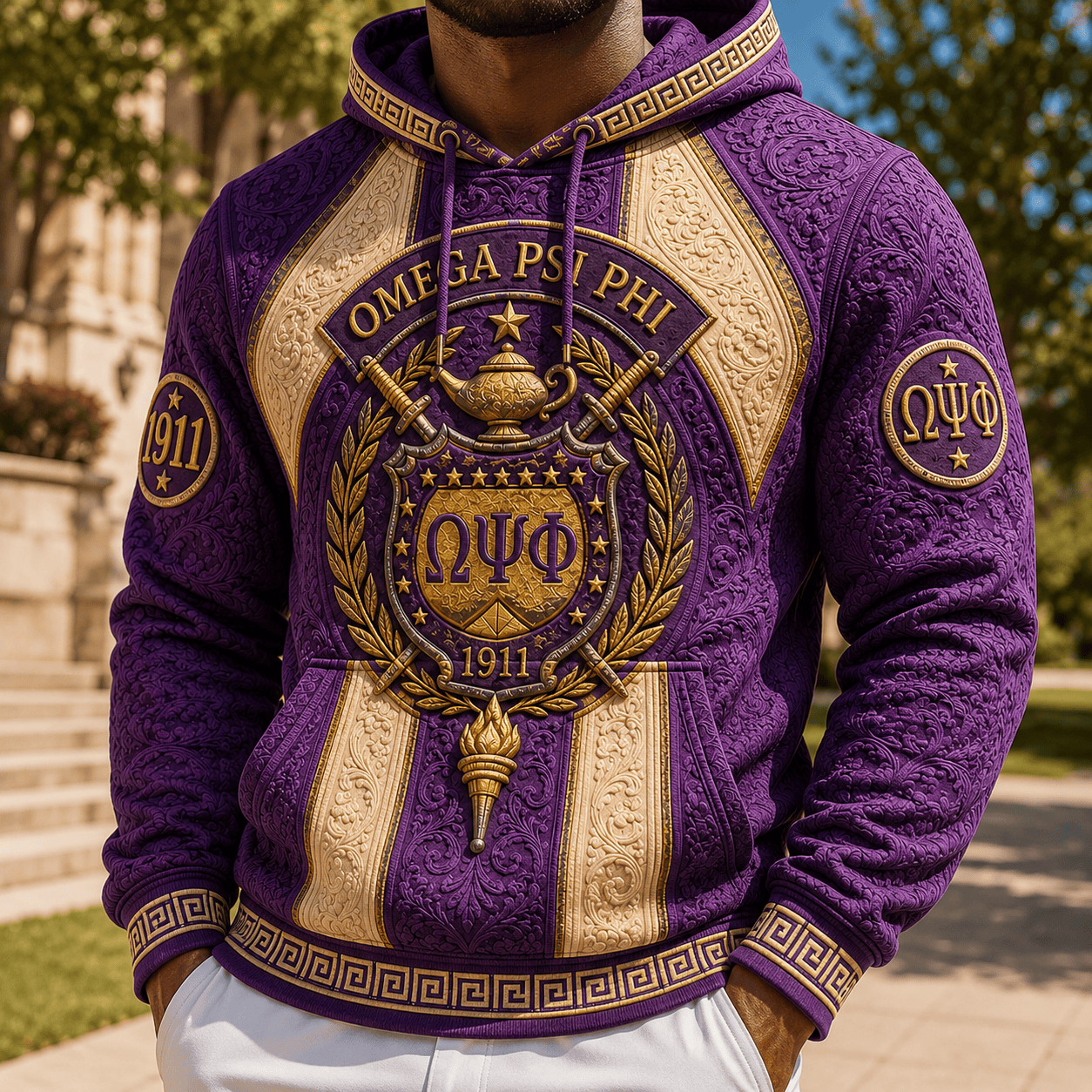 PREMIUM OMPP EMBOSS HOODIE TTNL
