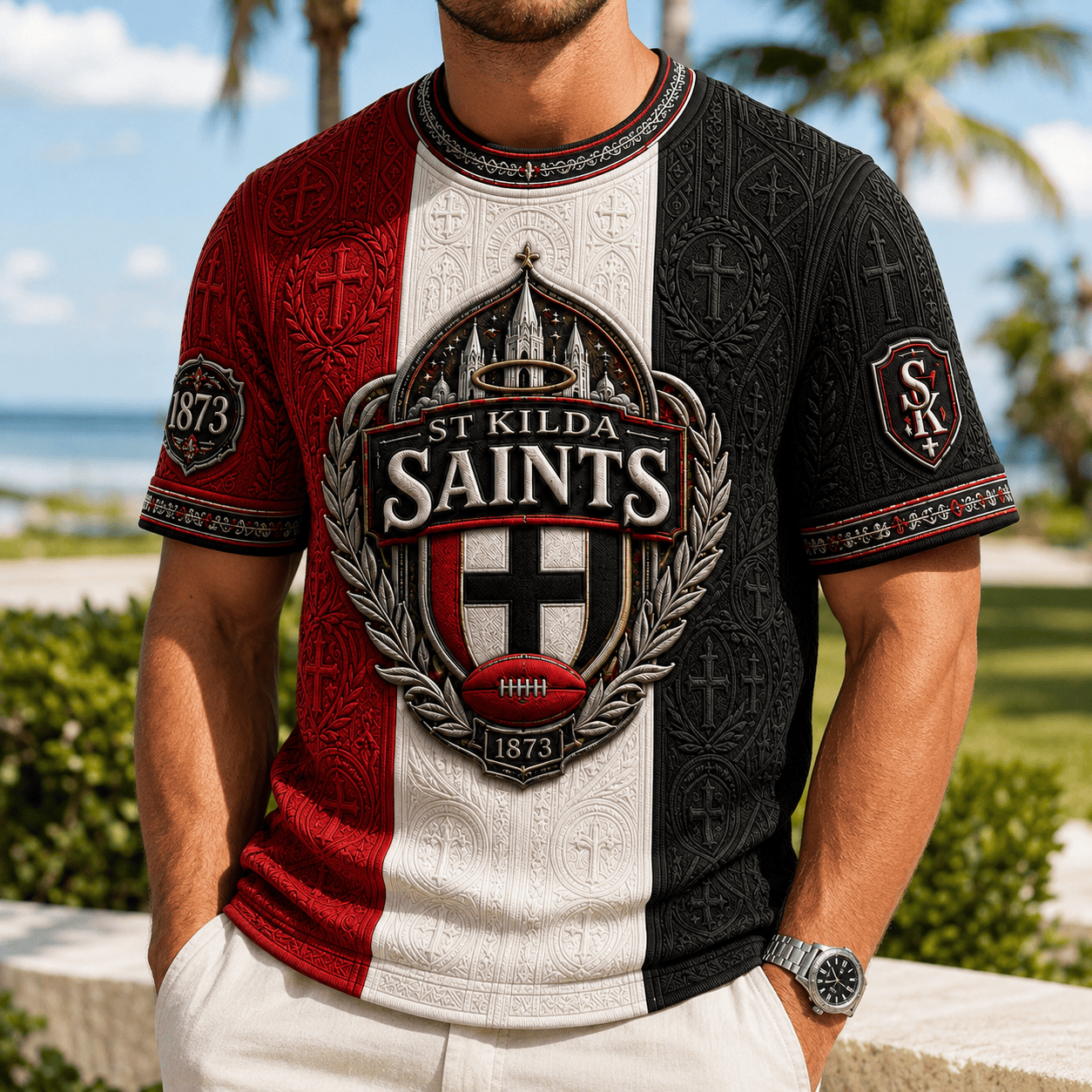 PREMIUM SKD 3D EMBOSS SHIRT HQH