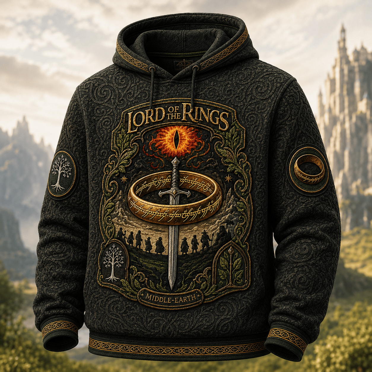 PREMIUM LOTR 3D EMBOSS SHIRT HQH