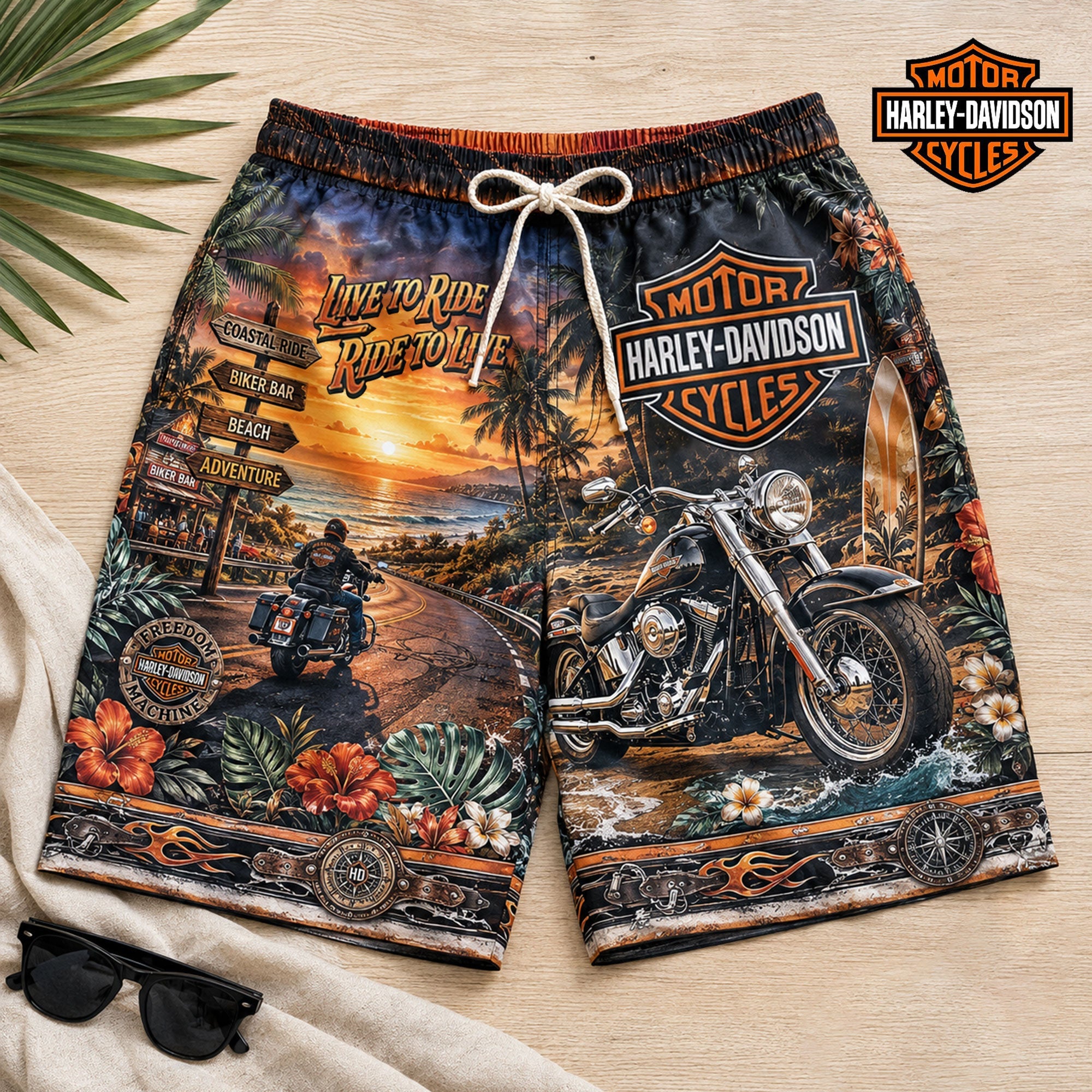 Premium HLDV Hawaiian Shorts TNSM