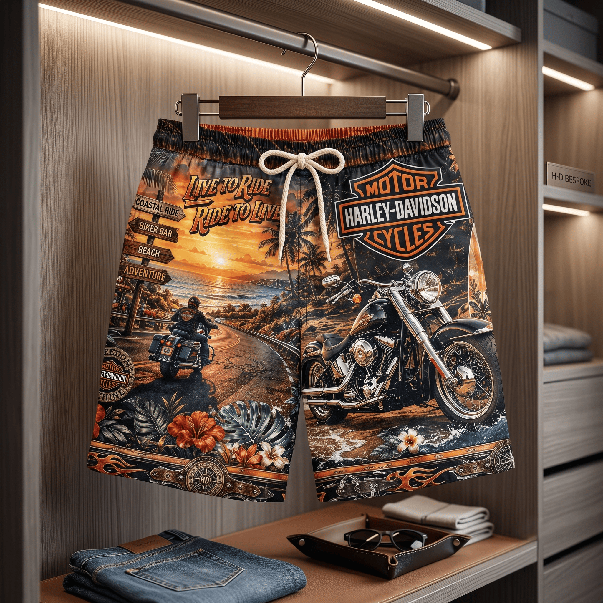 Premium HLDV Hawaiian Shorts TNSM