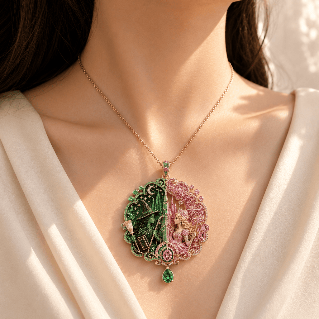 WCKD Solid Gold Chain with Diamond Pendant PDL