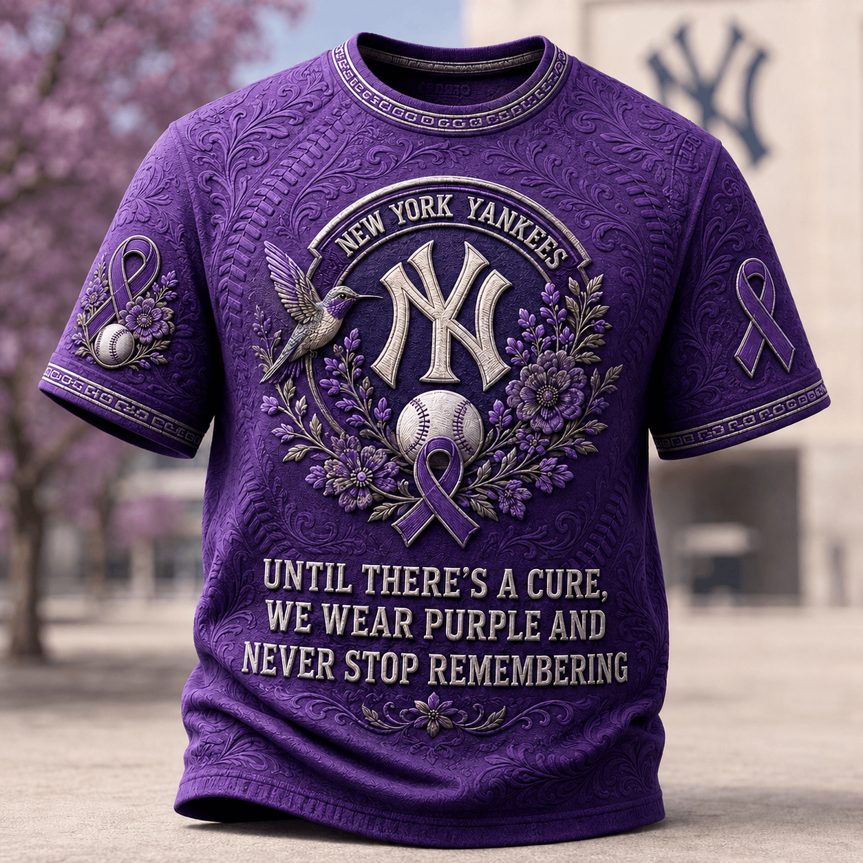 PREMIUM NYY 3D EMBOSS SHIRT LNTH