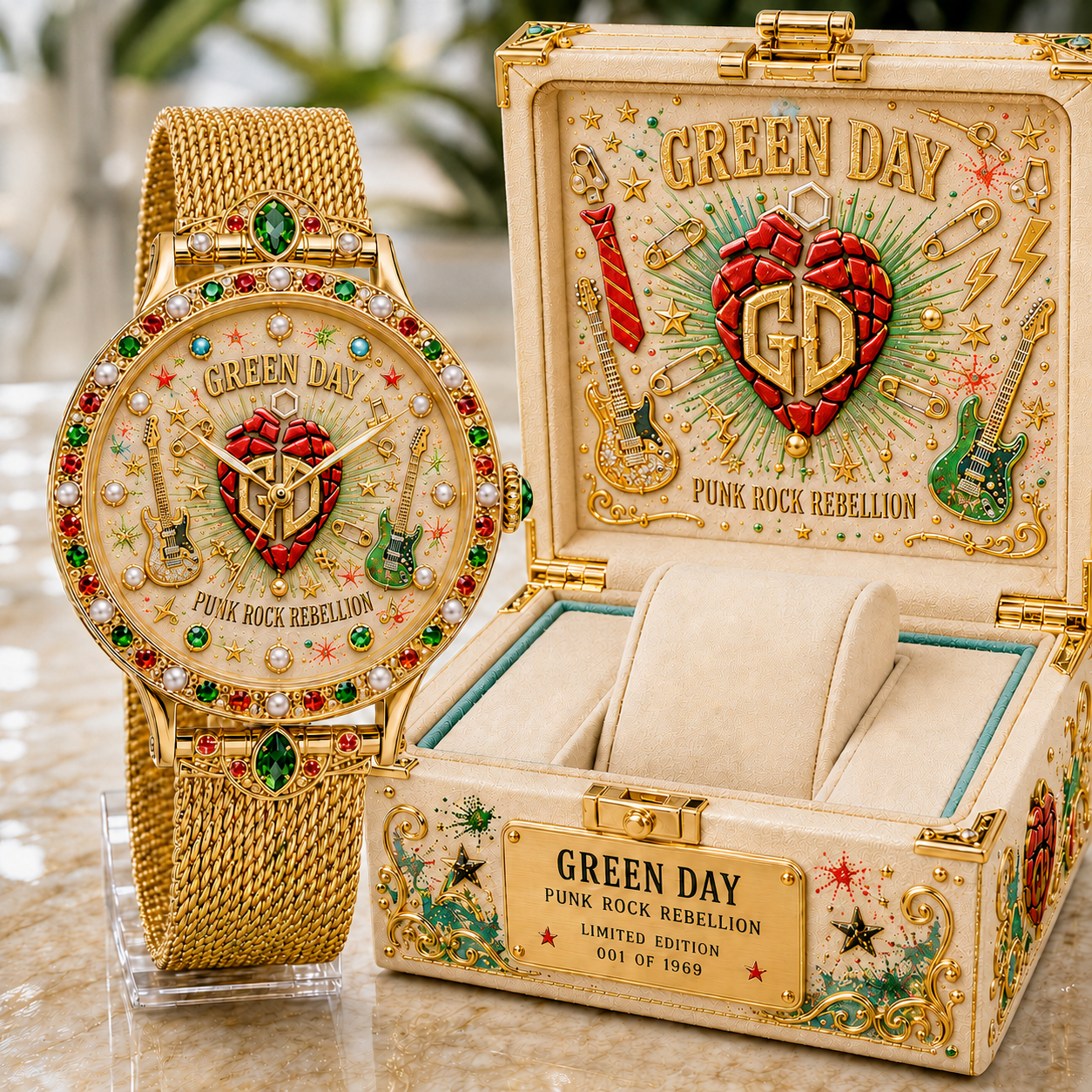 GRD Premium Green Day Watch NTVA