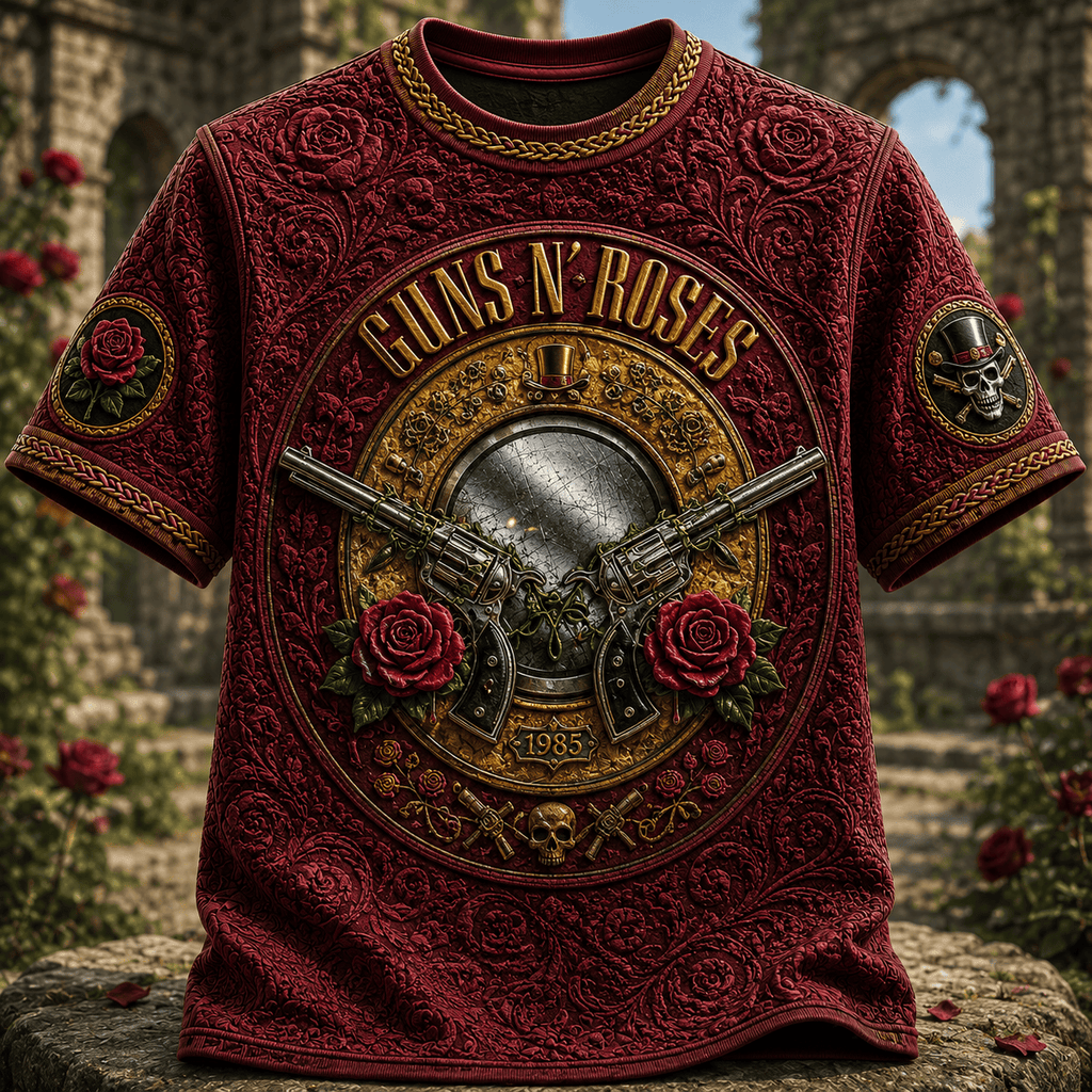 PREMIUM GNR 3D EMBOSS SHIRT TTNL