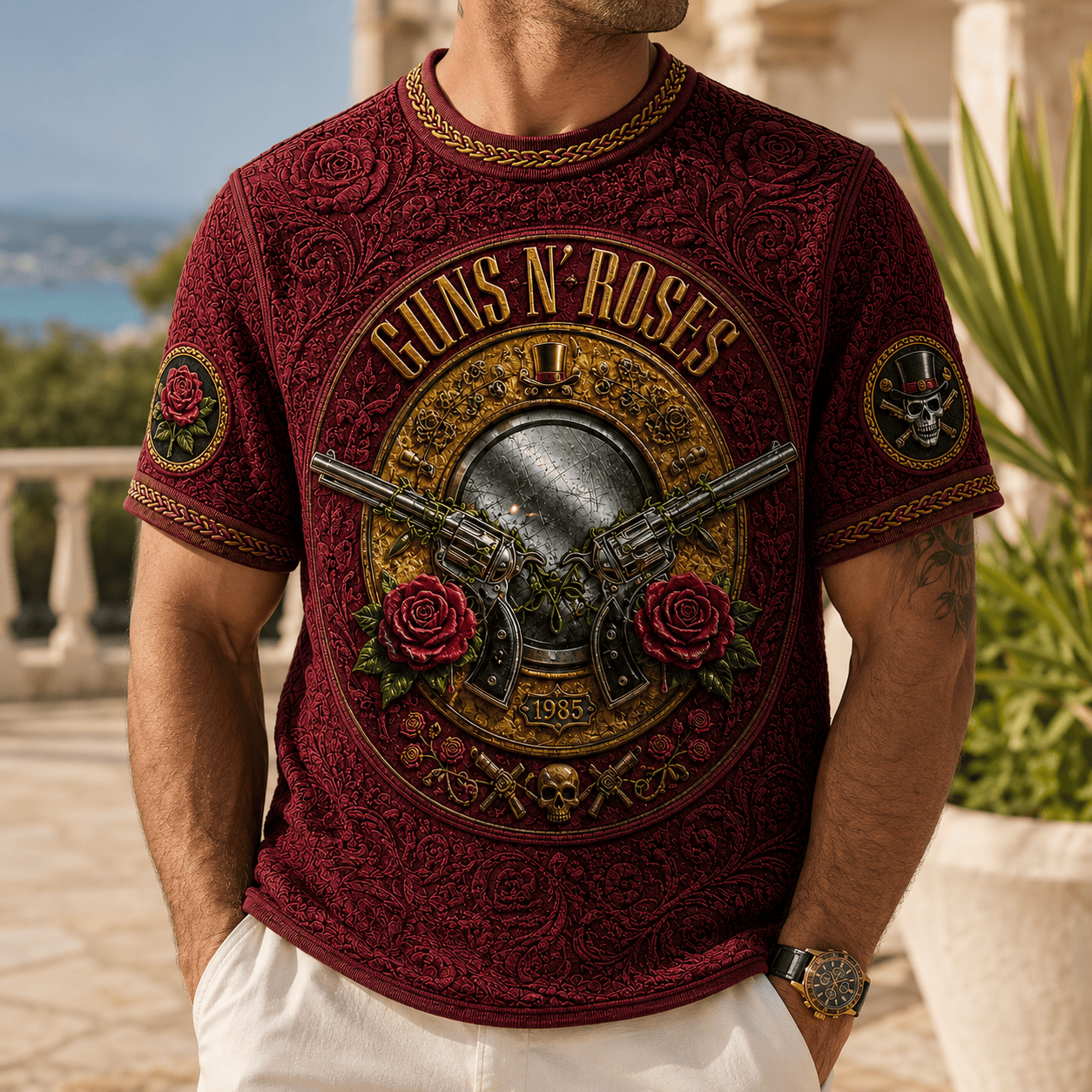 PREMIUM GNR 3D EMBOSS SHIRT TTNL