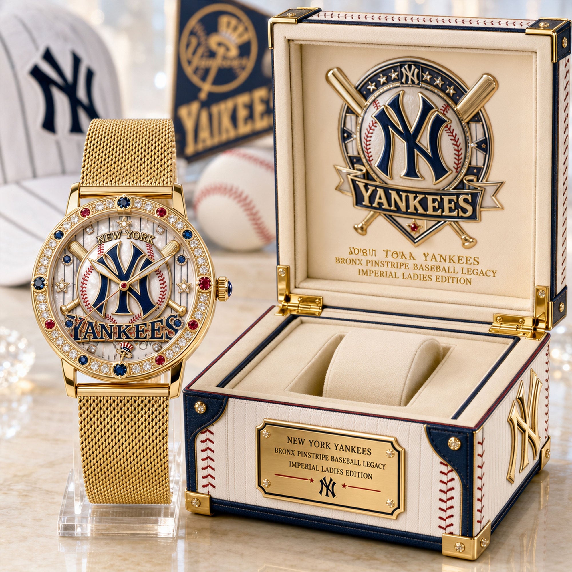 NYY Premium Stainless Steel Watch HTTT