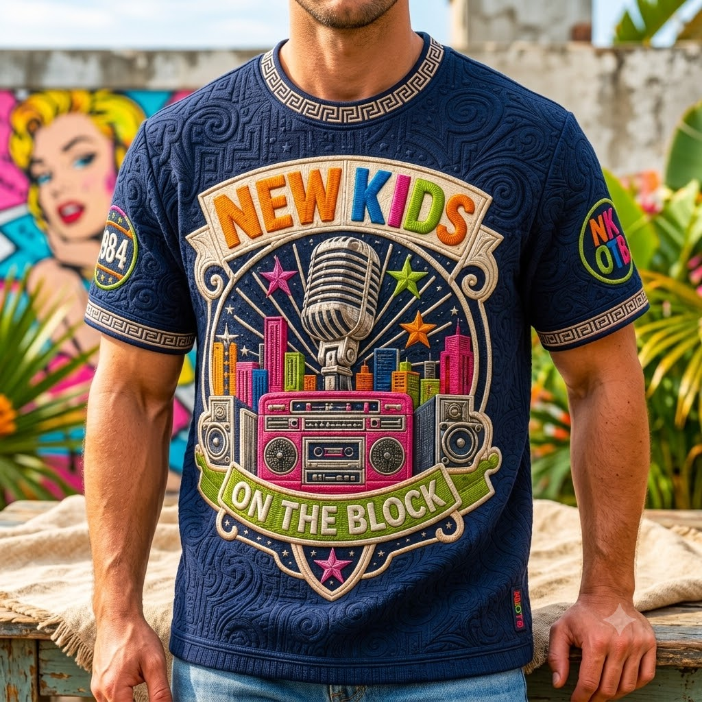 PREMIUM NKOTB 3D EMBOSS SHIRT NPL