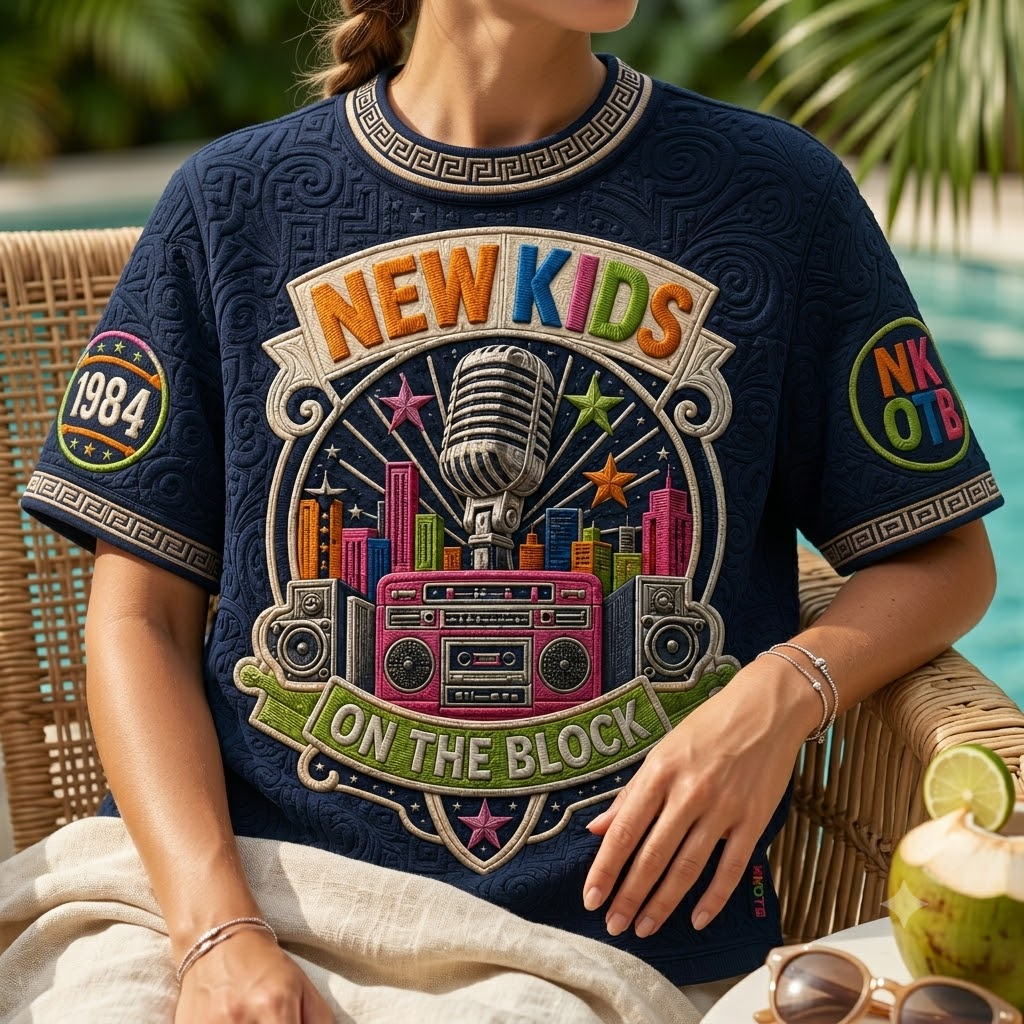PREMIUM NKOTB 3D EMBOSS SHIRT NPL