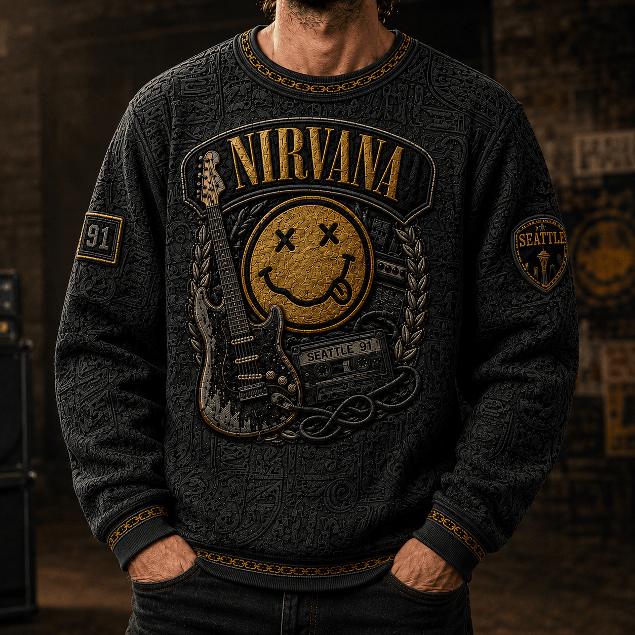 Premium NVN 3D Embossed Shirt TNSM