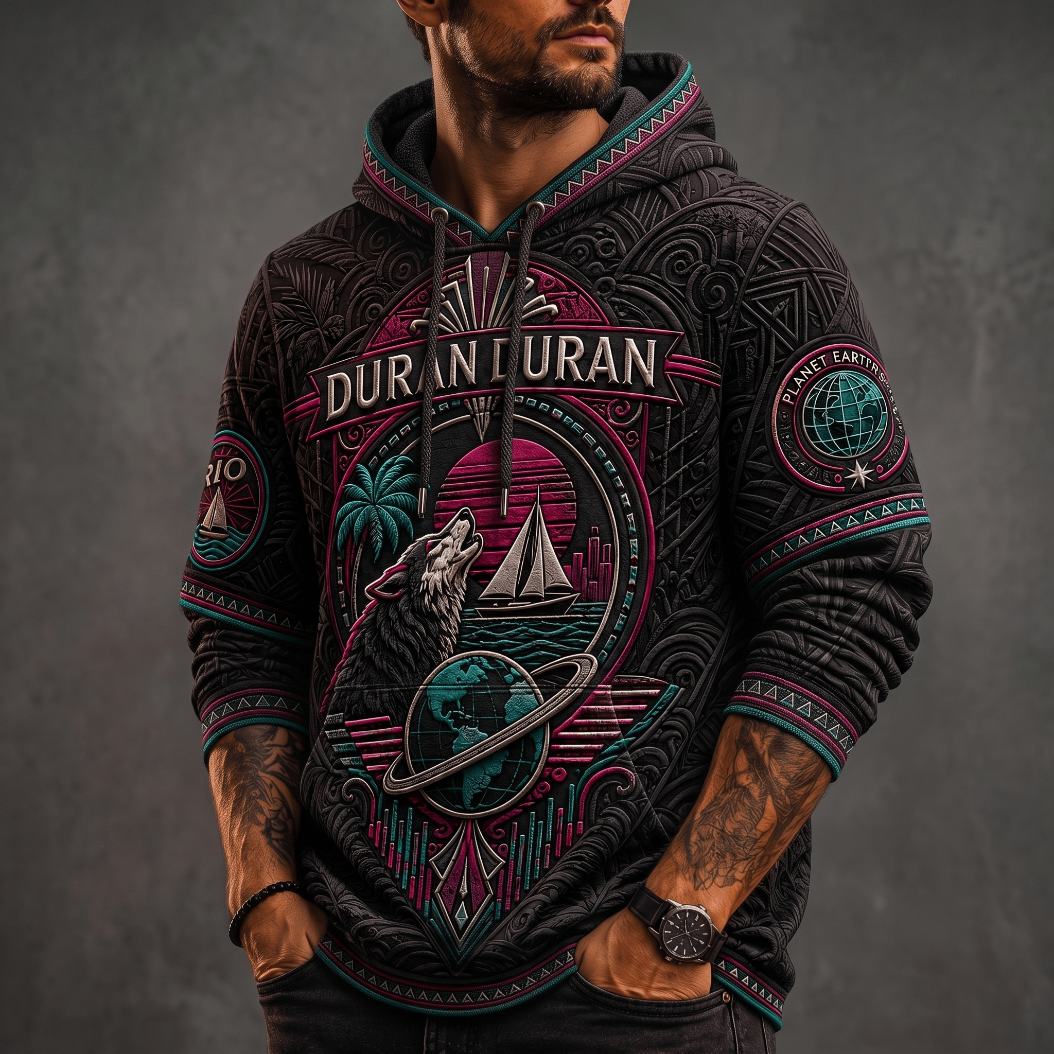 Premium DRDR 3D Embossed Shirt TNSM