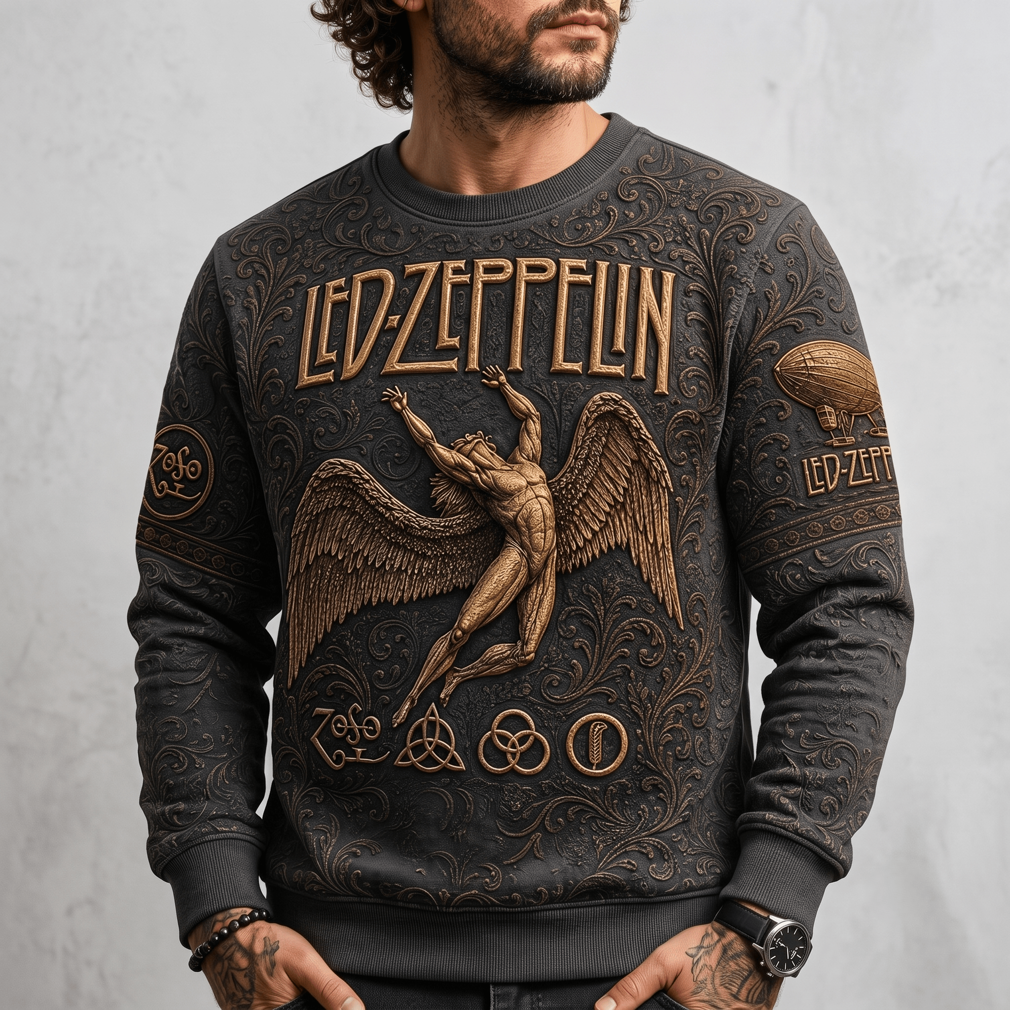 Premium LZPL 3D Embossed Shirt TNSM