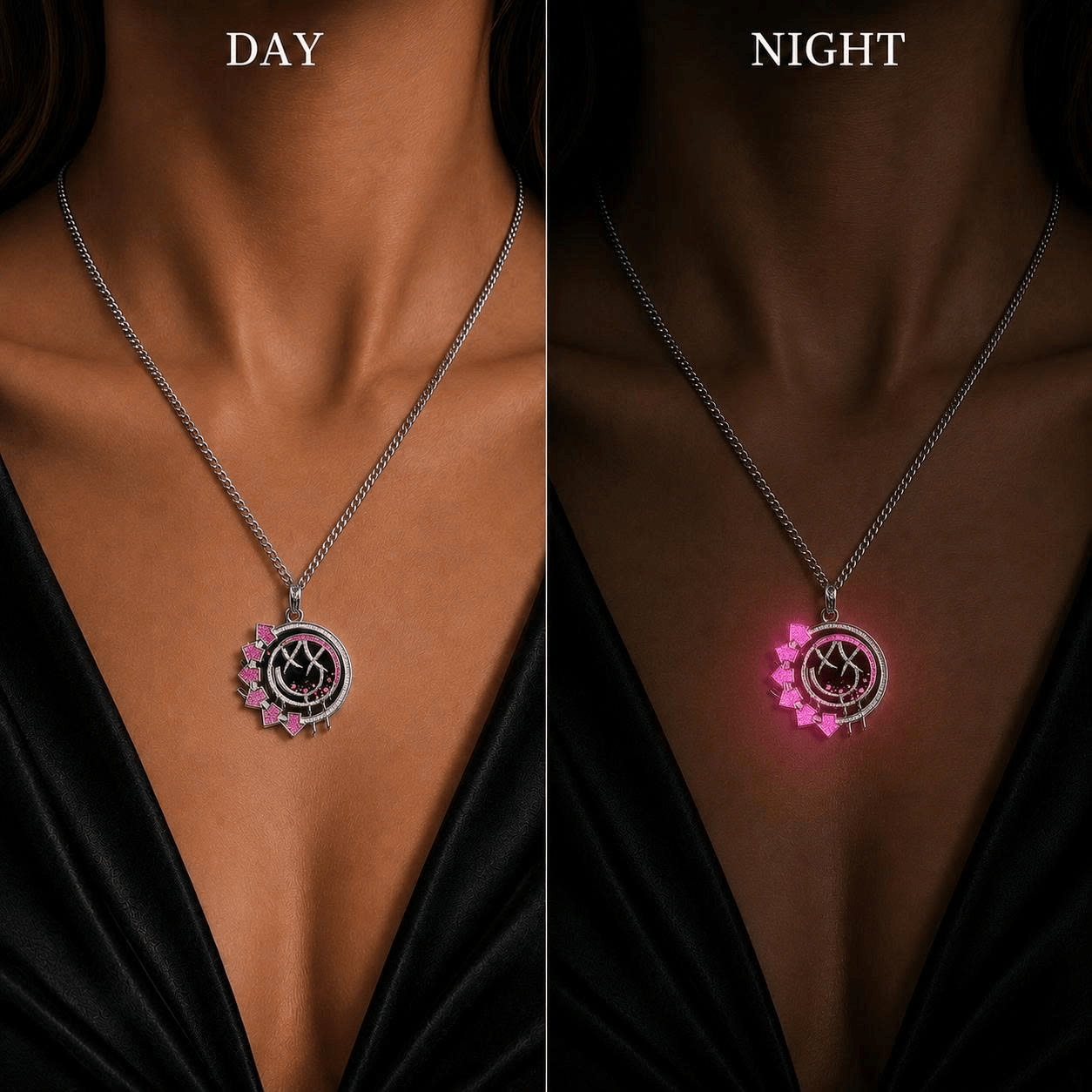BLIK Solid Gold Chain with Diamond Pendant BMD